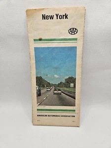 Vintage 1980er AAA New York Road Map. - Bild 1 von 2
