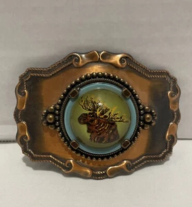 Hunters Deer Elk Belt Buckle / blank for your silver dollar coin or 39mm stone - Picture 1 of 2
