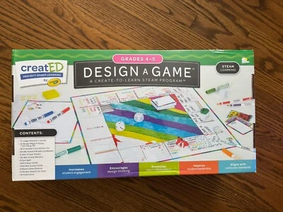 Crayola STEAM Stem Design A Juego de Mesa creado ED Grados 4-5 Totalmente Nuevo Foto 1 de 4
