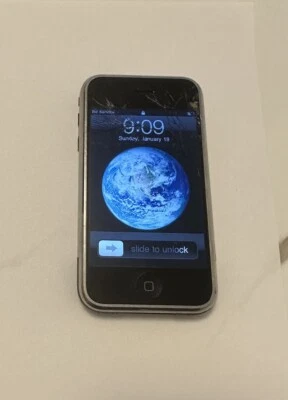 Apple iPhone 1st Generation - 16GB - Black (AT&T) A1203 (GSM) C72 - Image 1 of 4