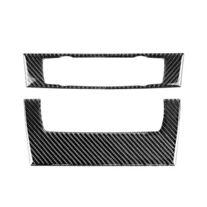 Carbon Mittelkonsole CD & Klimaanlage Rahmen Trim für BMW 3er E90 E92 2005-2012 - Picture 1 of 4