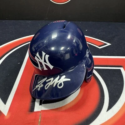 Tino Martinez Signed New York Yankees Mini Batting Helmet Autographed JSA COA - Image 1 of 4