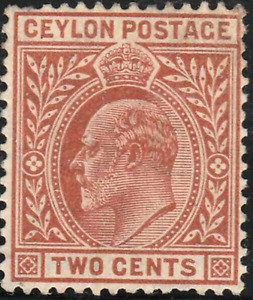 Ceylon Stamp 1904 SC# 178 2c org brn ' King Edward VII ' W/F