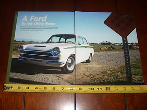 LOTUS FORD CORTINA 1966 - ARTICOLO ORIGINALE 2008 - Foto 1 di 3