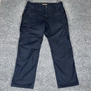 5.11 Tactical Pants Mens 37x30 Blue Taclite Pro Cargo Ripstop Mid Rise Adult - Picture 1 of 9