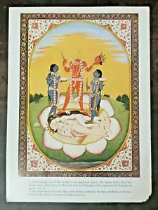 INDIA ASTRO TANTRA-CHINNAMASTA, COSMIC MAN, OM-SWASTIC YANTRA, DIVINE VULVA PRIN - Picture 1 of 8