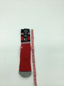 Stance NBA Toronto Raptors Arena Core Socks Red/Black/Grey Size Medium 6-8.5 - Picture 1 of 5