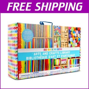 Deluxe 1000+ Piece Arts & Crafts Kit for Creative Kids Ages 4-12 - Gift Ready! - Picture 1 of 10
