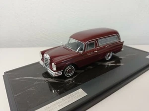 RARE 1:43 MATRIX MERCEDES-BENZ 220SE W111 POLLMANN 1966  RED -  41302-092 - Picture 1 of 8