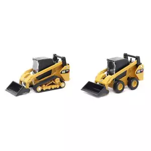Diecast Masters 1/64 Caterpillar 272D2 Skid Steer 297D2 Track Loader Set 84647 - Picture 1 of 8