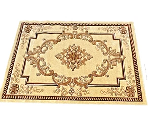Glamour Hand Carved Thick Rug Oriental Floral Traditional Design 8X5 BEST CHOICE - Picture 1 of 14