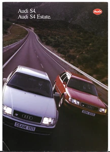 Audi S4 1993-94 UK Market Sales Brochure Saloon Estate 100 - Picture 1 of 1