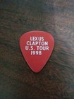 🥂 Eric Clapton Lexus Red Guitar Pick 1998 Pilgrim Tour Stratocaster