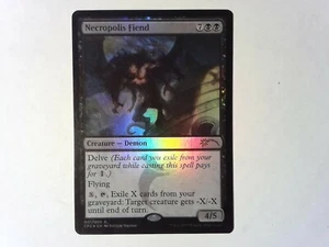 Foil Necropolis Fiend Fate Reforged Clash Pack - Magic the Gathering mtg Black - Picture 1 of 1