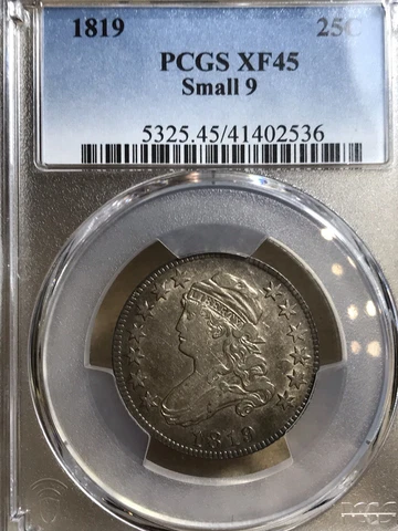 1819 Large Size Bust Quarter Cover