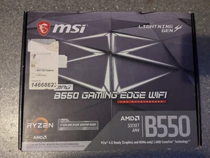 Msi Mpg B550 Gaming Edge Wifi Motherboard - Amd B550 - AM4 - UNTESTED - Picture 1 of 5
