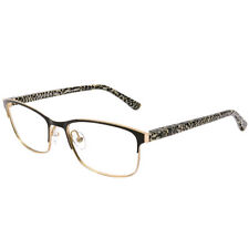 Etnia Barcelona Dunkerque BKGD Black Golden Metal Rectangle Eyeglasses 52mm