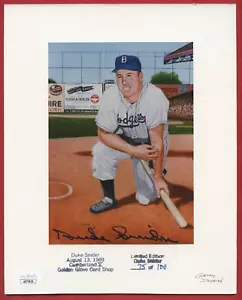 Duke Snider JSA Authenticated Autographed Matted 5x7" Photograph !!!! - Picture 1 of 2