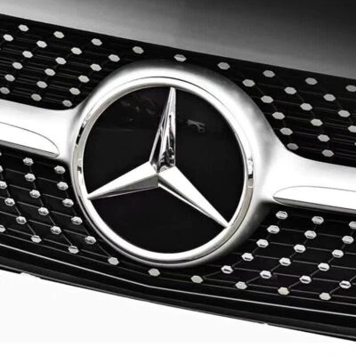 For Mercedes Benz 2012-2018 W205 W212 W176 3D badge chrom Logo Grill Star Emblem - image 1 of 4