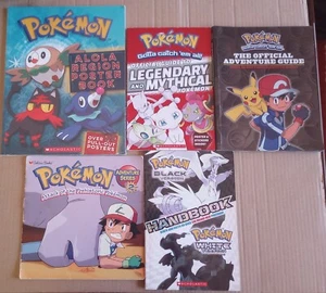Pokemon Book Lot Official Adventure Guide Legendary Mythical Lalo Handbook - Picture 1 of 15