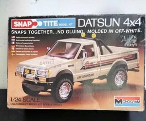 Monogram Datsun 4X4 1/24 Snap Tite Model Kit #19110 Unsealed VERY RARE - Picture 1 of 1