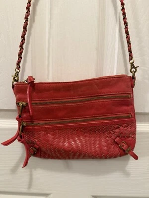 Bandolera Elliott Lucca Cuero 3 Cremalleras Correa Ajustable Preciada  Foto 1 de 4