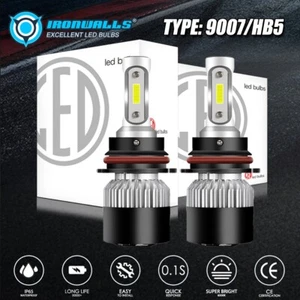 Bombillas LED IRONWALLS 9007 blancas para Ford F-150 1992-2003 F250 1992-2004 - Imagen 1 de 12