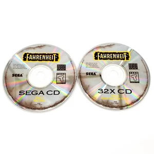 Fahrenheit (Sega CD/Sega 32X CD, 1995) nur Discs getestet & funktioniert - Bild 1 von 2