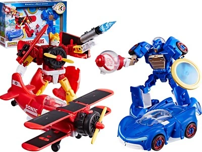 Transformers Sonic the Hedgehog Collaborative Wingtail Blue Booster 2pc 250601 - Image 1 of 4