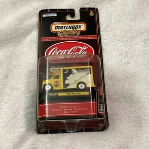 Matchbox Collectibles Coca Cola Polar Bear Fantasy Ford Box Van Vintage Carded - Picture 1 of 7