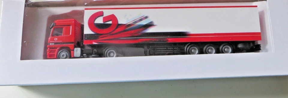 AWM MB Actros MP1 L 1853 Semirimorchio Autoarticolato " Geologistics “ 1:87 IN - Immagine 1 di 1