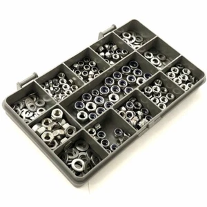 255 SURTIDO A4 ACERO INOXIDABLE MARINO M4 M5 M6 NYLOC, TUERCAS COMPLETAS Y KIT DE LAVADORA FORMA - Imagen 1 de 1