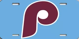 MLB Philadelphia Phillies 80er Jahre Retro Logo blau Auto LKW Nummernschild - Bild 1 von 1