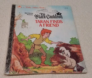 A Little Golden Book-The Black Cauldron-Taran Finds A Friend 1985 105-54 VG ed B - Imagen 1 de 5