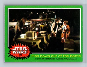 1977 Topps Star Wars Serie 4 #215 Han Bows Out Of The Battle - Bild 1 von 2