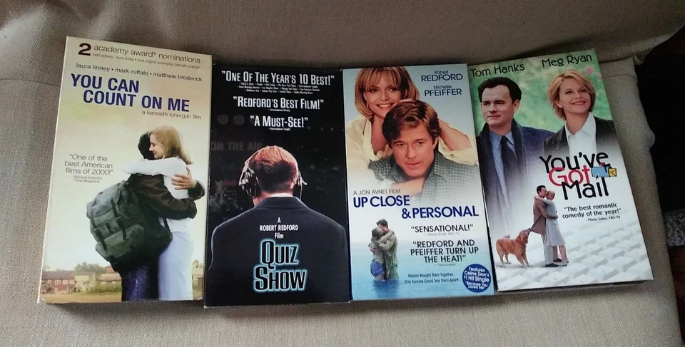 Lot 3 Up Close and Personal VHS  quiz show Robert Redford Vtg You've Got Mail - Image 1 of 1