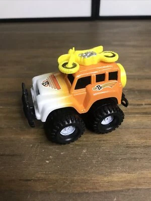 Voiture À Friction Jeep Avec Moto Sur Le Toit Jouet En Plastique - Photo 1/4