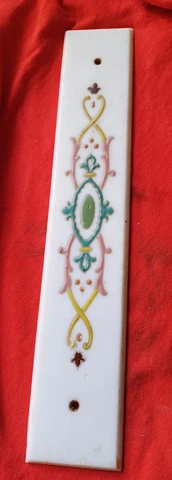 French Door Ceramic Finger Push Plate Cover