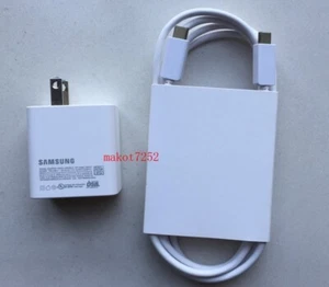 Original Samsung Galaxy Book Pro 360 NP930QDB-KE5US EP-TA865 Carga y Cable USB-C@ - Imagen 1 de 3