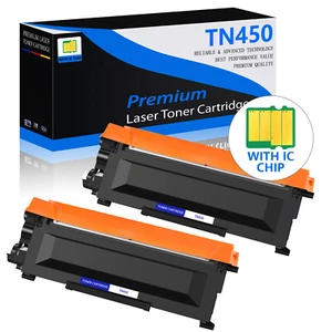 2 Stück TN450 Tonerkartusche für Brother MFC-7360N MFC-7460DN MFC-7860DW Drucker - Bild 1 von 22
