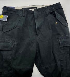 NWT Men's Polo Ralph Lauren Surplus Chino Cargo Pant Black 0029