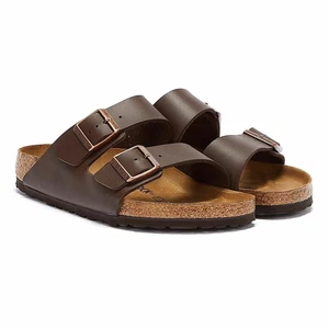 Birkenstock Arizona Birko Flor Brown Sandals