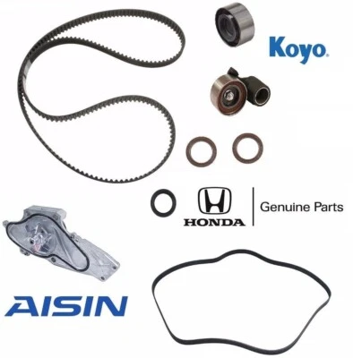 Kit de serviço de correia dentada e bomba de água original do fabricante (PARA 2003-2014 Honda Acura V6) - Imagem 1 de 4