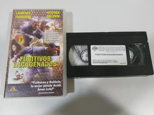FUGITIVOS ENCADENADOS LAURENCE FISHBURNE BALDWIN HAYEK - VHS Cinta Español ESP - Imagen 1 de 3