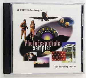 Photo Essentials Sampler CD 50 lizenzfreie Stockfotos Bilder 1994 - 1997 - Bild 1 von 3