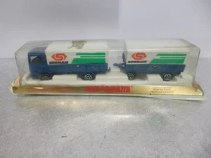 majorette 366 saviem bache renalt truck and trailer sernam vintage 1980 - Picture 1 of 7