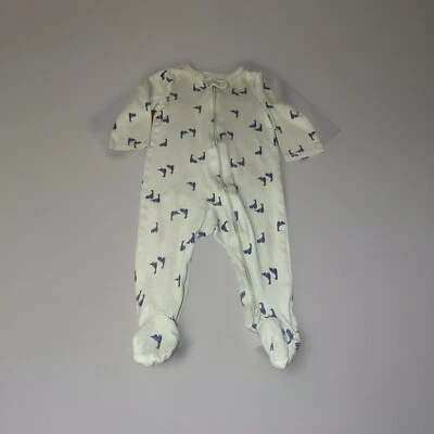 Pijama Footie Doble Cremallera Just One You By Carter’s Estampado Dinosaurio Verde 6M Foto 1 de 4