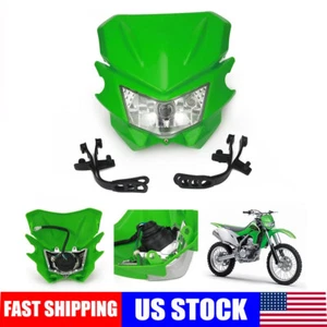 Dirt Bike Headlight for KLX230R KLX300R KLX110 KX125 KX450F KX250F KDX200 Green - Bild 1 von 11