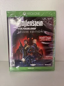 NEW SEALED Wolfenstein Youngblood Deluxe Edition XBOX ONE Video Game BUDDY PASS - Picture 1 of 2
