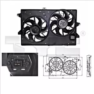 TYC Radiator Fan For FORD Mondeo III Turnier 1117753 - Picture 1 of 1